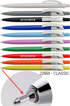 תיאור: שיטת הכתיבה:  SUPER FINE   עובי הכתיבה: 0.6 מ'מ  עטים מיוחדים דגם לאקי קלאסיק   CLASSIC LUCKY  עטים עם גוף בצבעים שונים וקליפס לבן.  דיו אינו נמרח ומתייבש מהר.  נוח לשימוש אינטנסיבי.  לחצן לפתיחה וסגירה של העט.  עטי ג'ל  