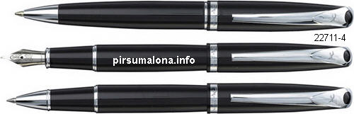 תיאור: מק'ט 22711-4  עט יוקרתי דגם קאראט בלק BLACK KARAT ניתן לבחור: כדורי, רולר, נובע 