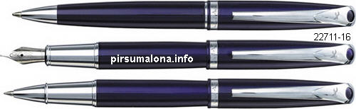 תיאור: מק'ט 22711-16    עט יוקרתי דגם קאראט בלו BLU KARAT ניתן לבחור: כדורי, רולר, נובע 