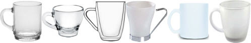 תיאור: כלי משקאות זכוכית להדפסה, גביעי זכוכית לפרסום, צ'ייסרים זכוכית לקידום מכירות
