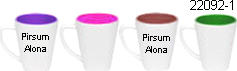 לחיזוק המיתוג: כוס צבעוני בחלק הפנימי   מינימום הזמנה: 50 כוסות צבעוניות  