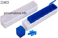 מגש תרופות בעל 7 תאים. לכל תא מכסה נפרד.  פלסטיק   צבעים לבחירתכם לפי תמונה: שקוף, כחול  מידות קופסא: 19/3.5/3.5 ס'מ   מינימום הזמנה: 100 מיכלי תרופות  
