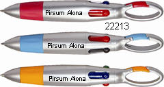 עט פלא – ארבע עטים בתוך אחד. ניתן להוסיף שרוך נשיאה לצוואר מודפס